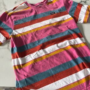 Huf Striped Crew T Tagged M